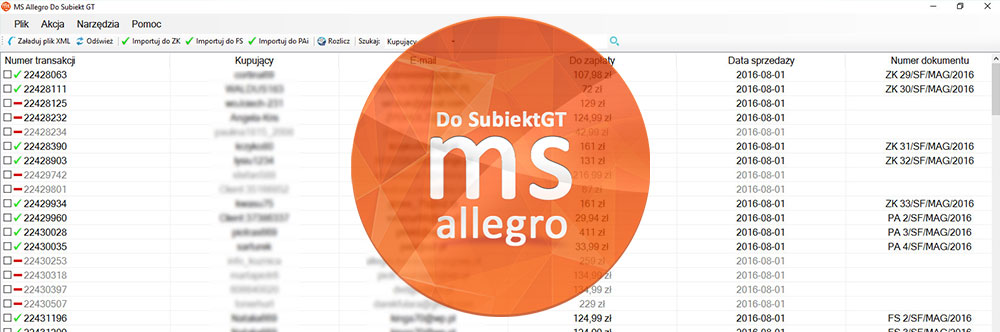 MS Allegro Do Subiekt GT
